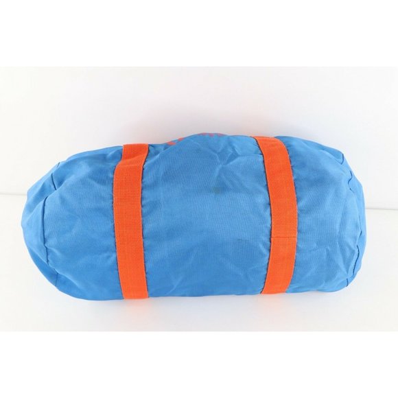 Vintage 80s MacGregor Script Spell Out Nylon Handle Duffel Bag Gym Bag Blue - Picture 9 of 11